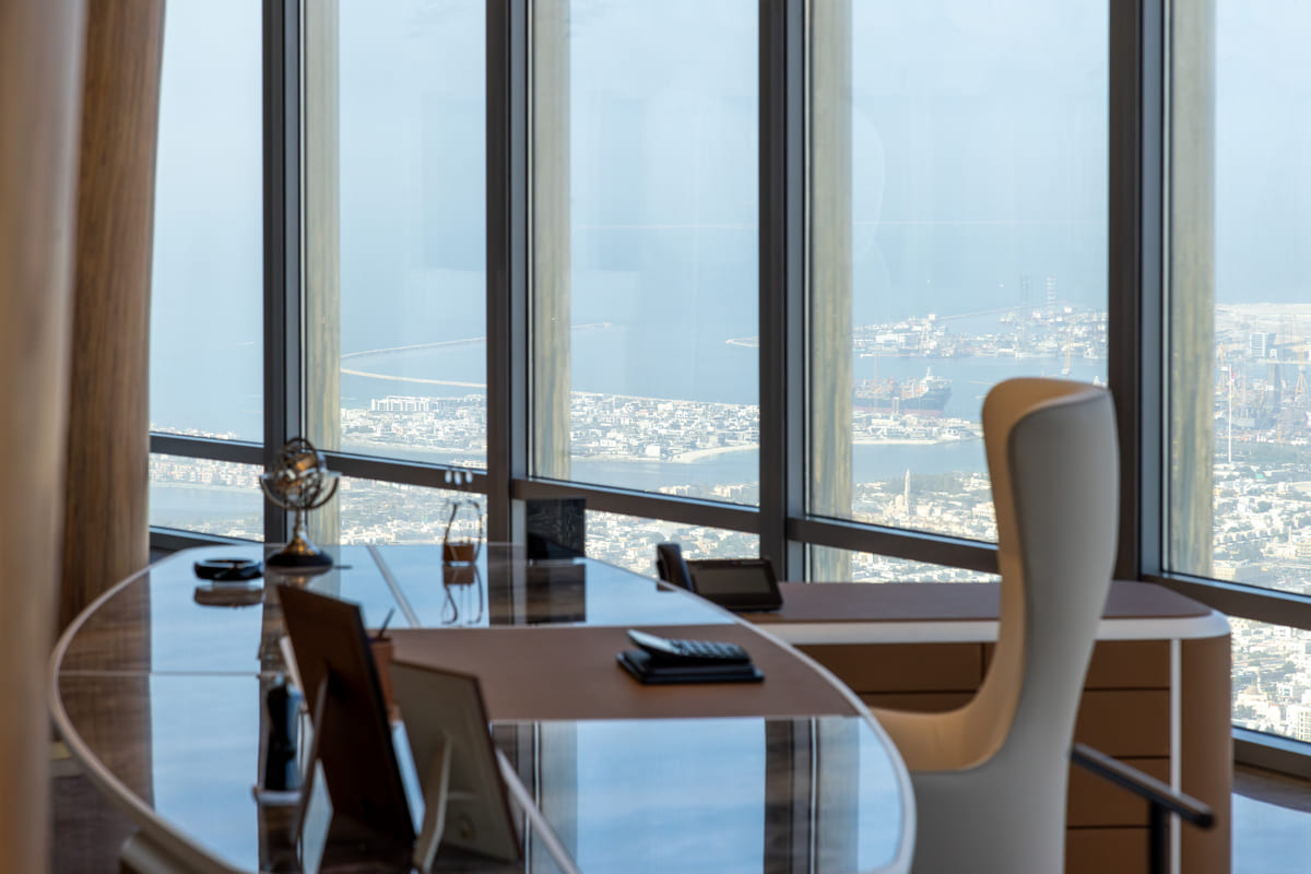 Burj117 Premium Office lounge