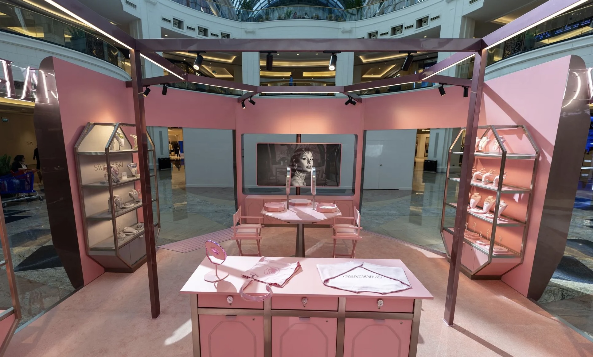 Swarovski x Ariana Grande display area