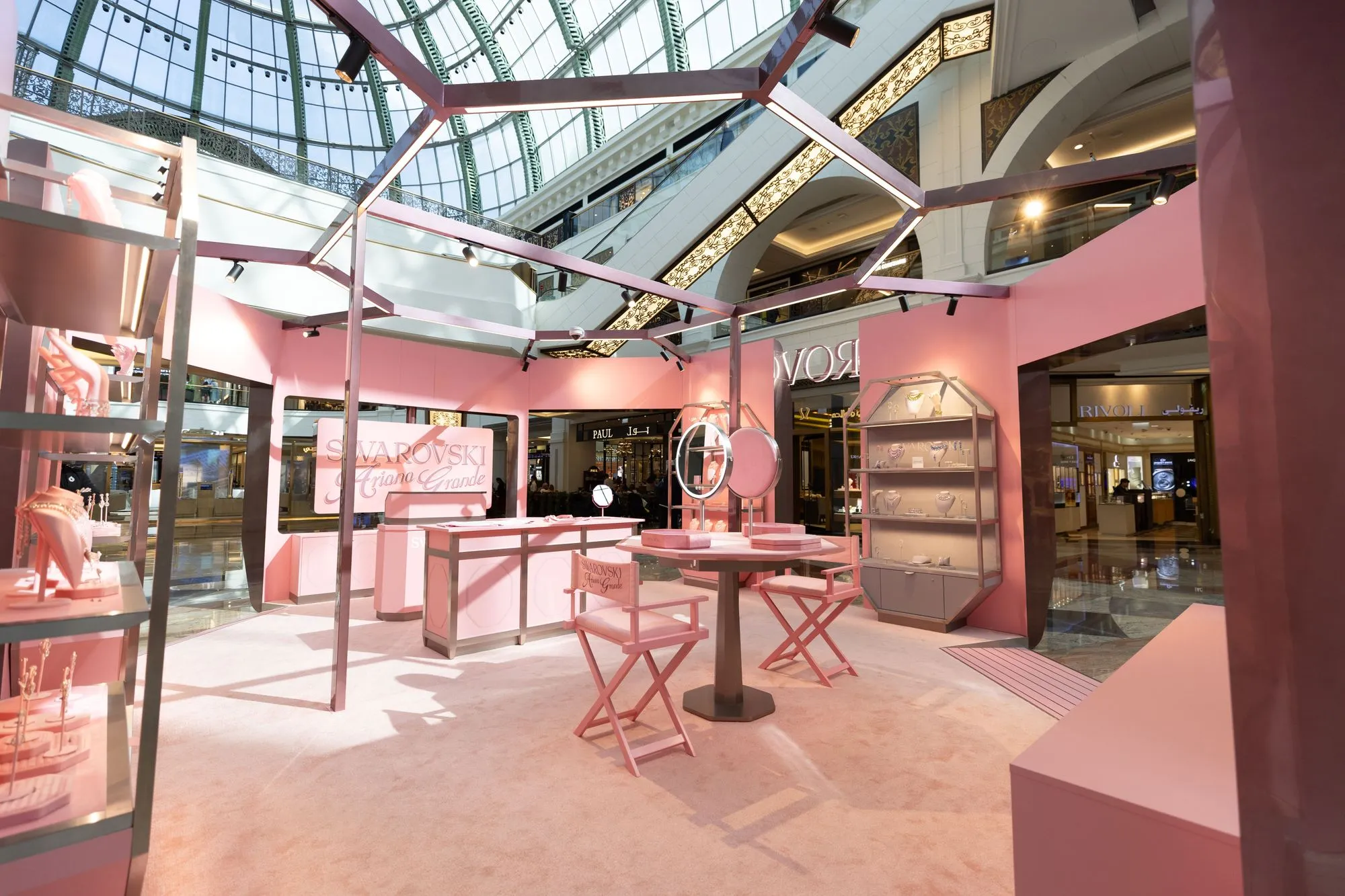 Swarovski x Ariana Grande installation