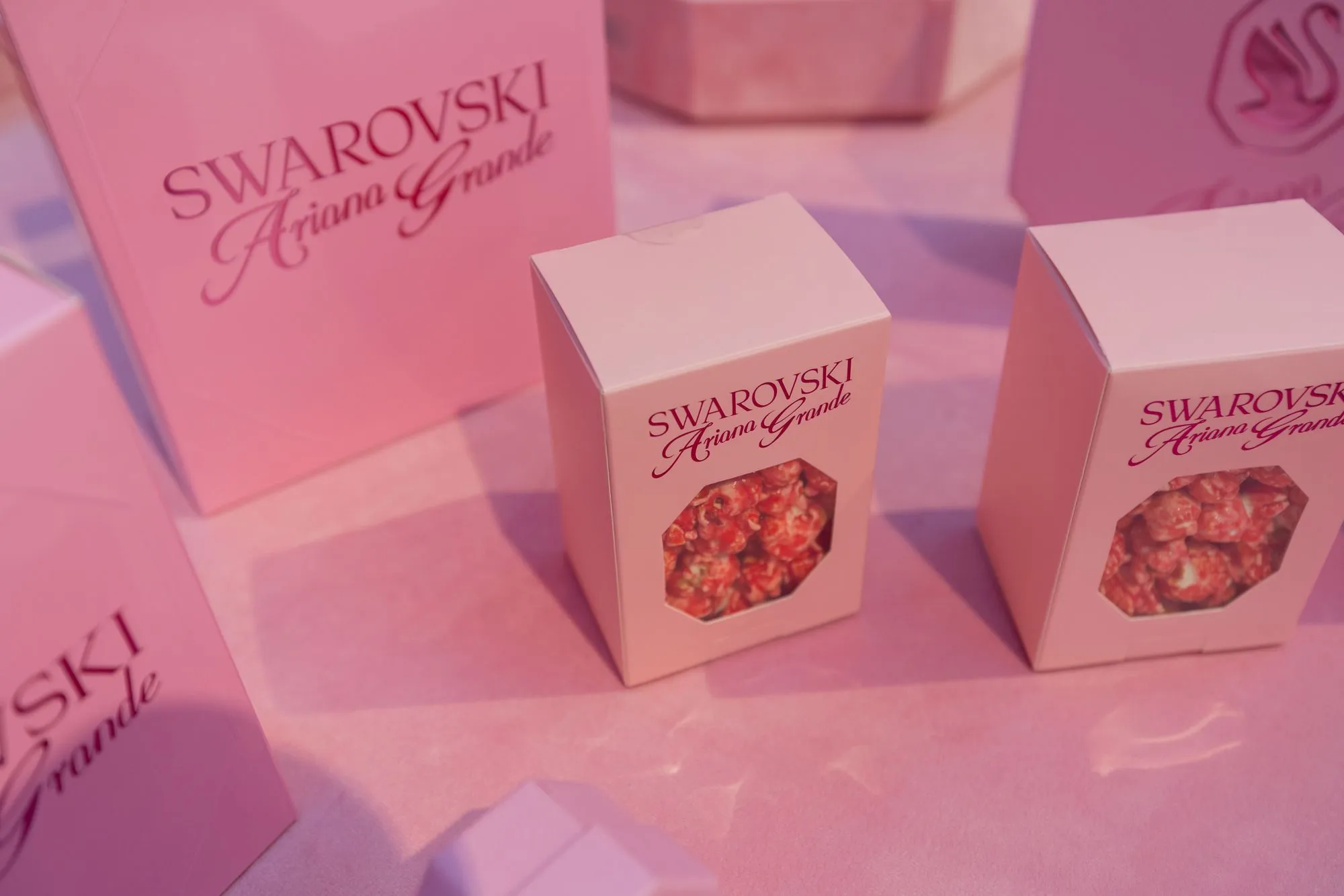 Swarovski x Ariana Grande retail interior