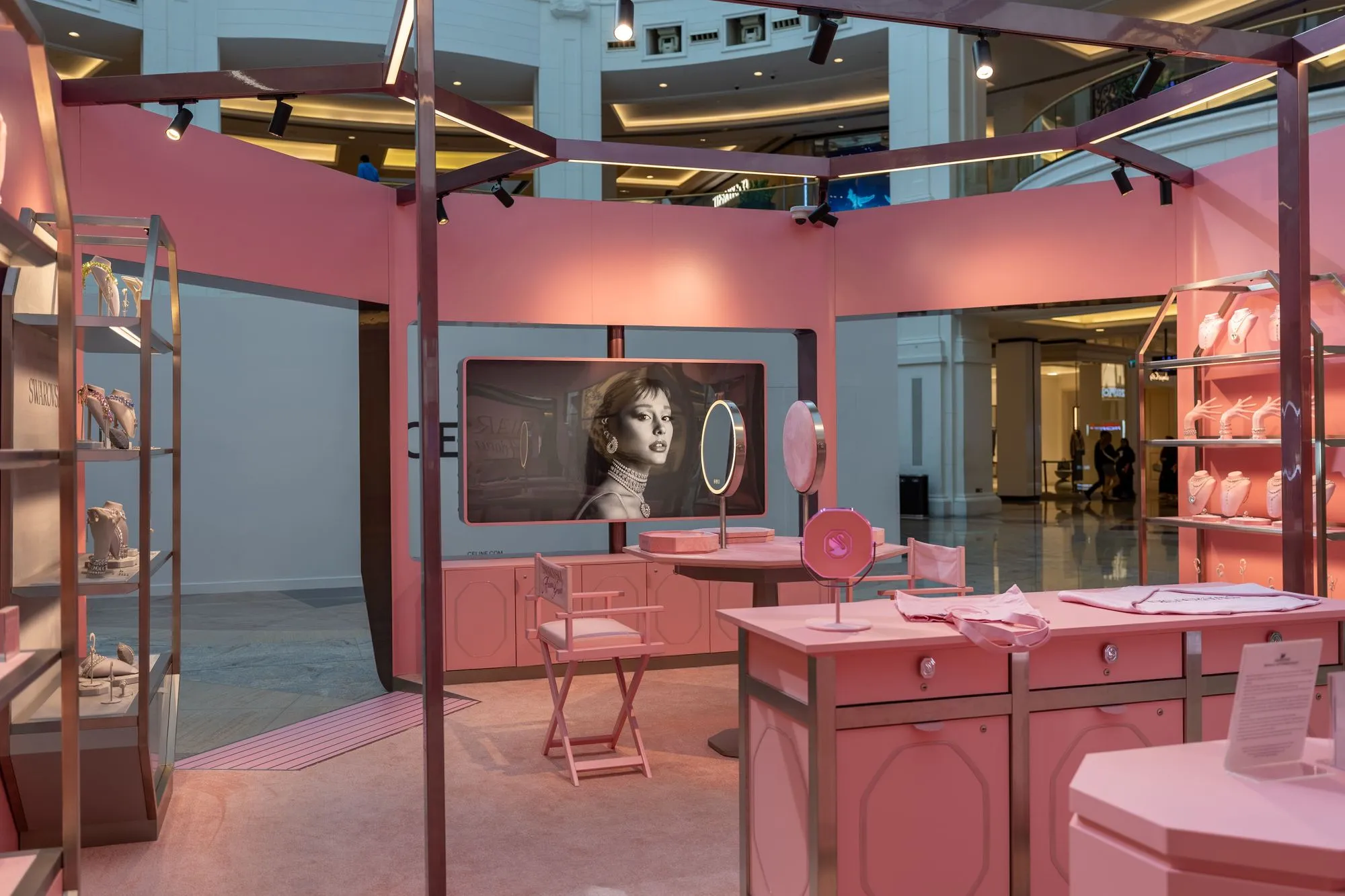Swarovski x Ariana Grande product display