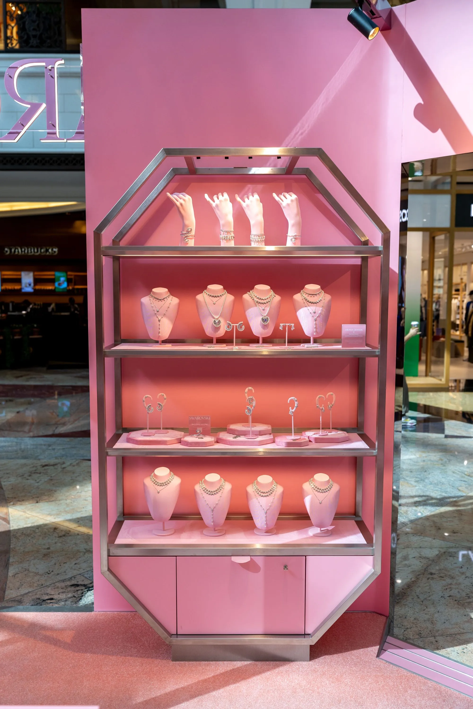 Swarovski x Ariana Grande interior detail