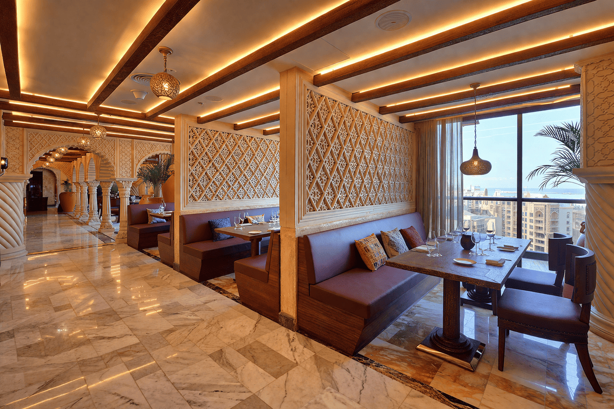 Khyber Restaurant dining area