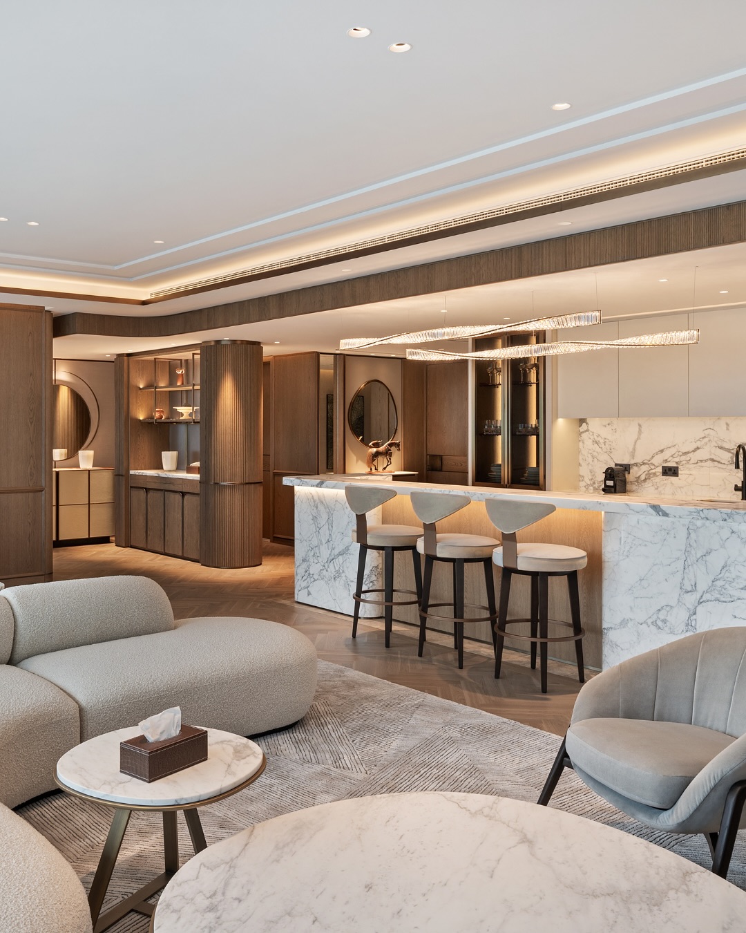 JBR Luxe Residence joinery detail