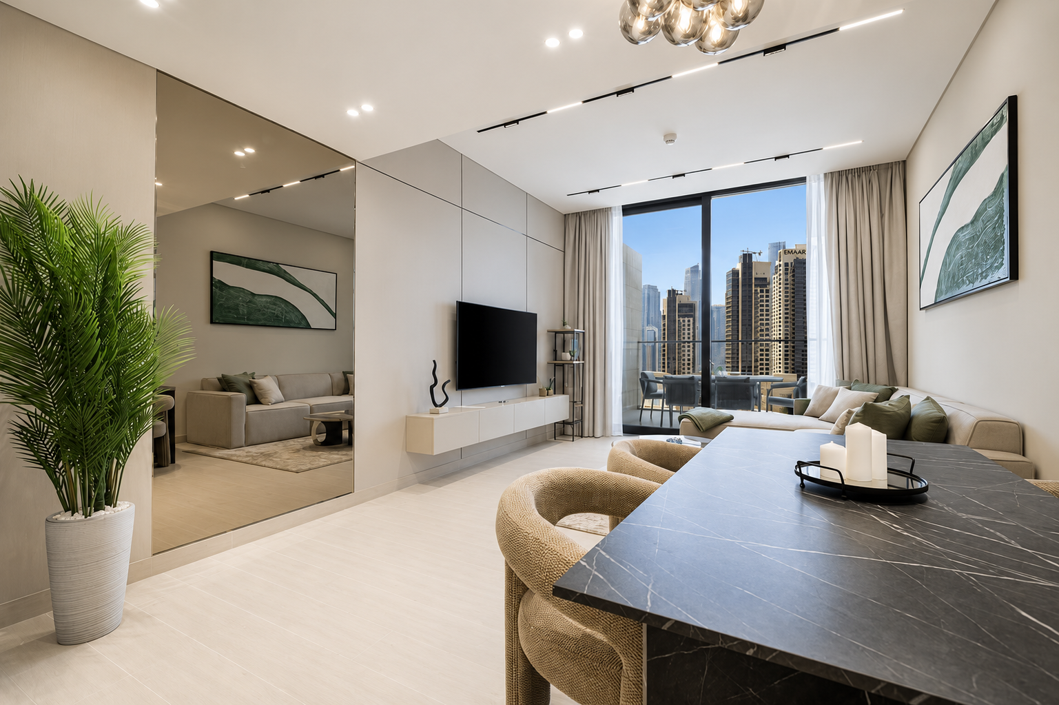 Trillionaire Residence 1 living area