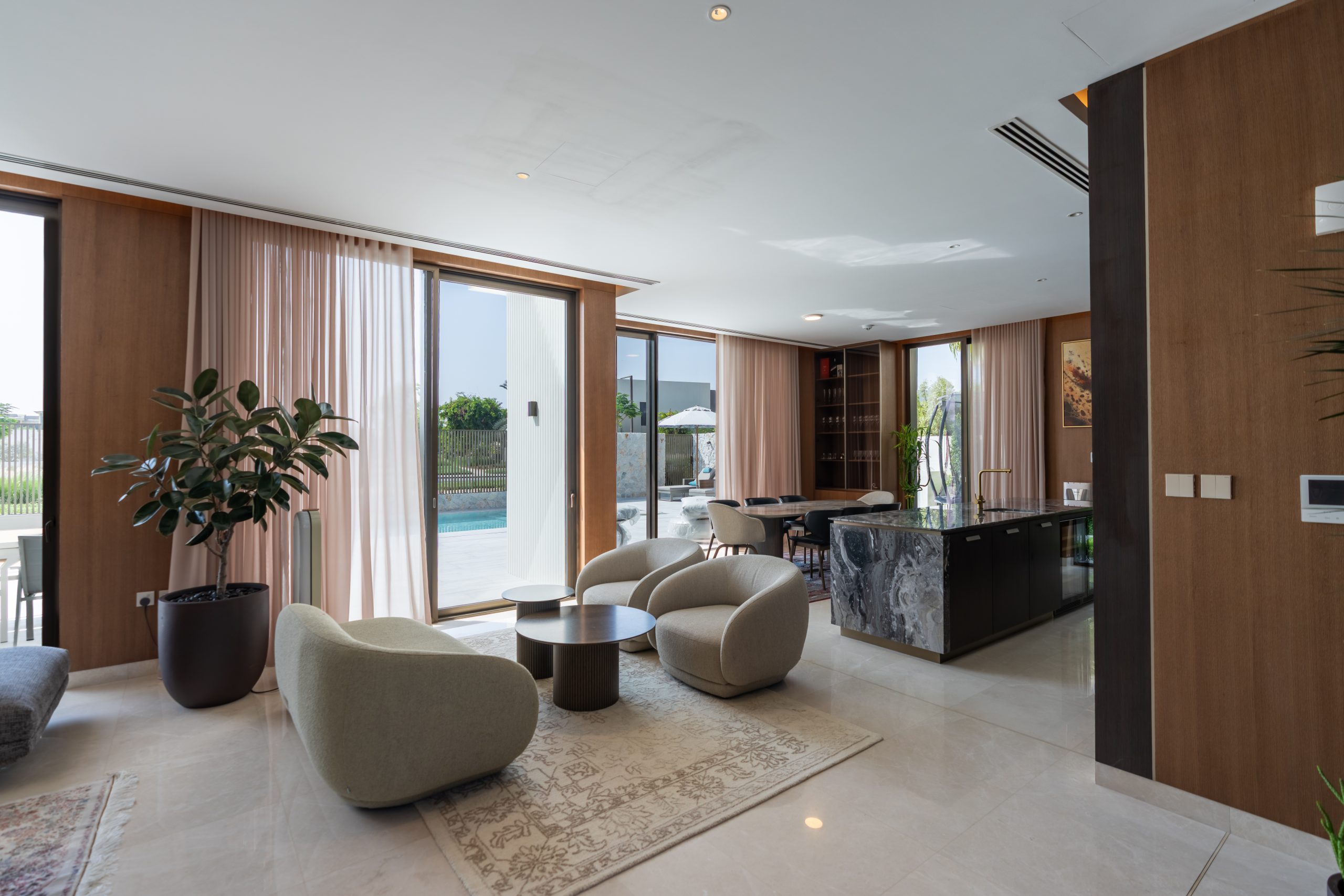 Palm Hills Villa living area